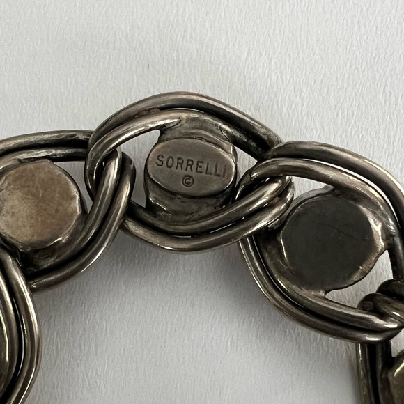 RARE SORRELLI Bracelet  antique silver with clear crystals by Swarovski. - Picture 3 of 3